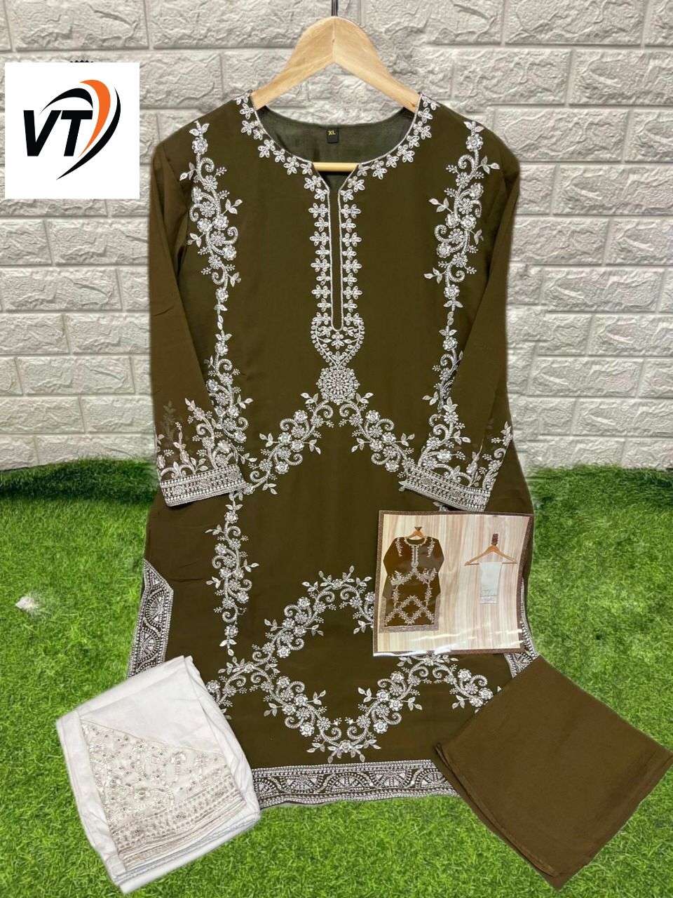 VT-1051 BY VIRATRA TEX 1051-A TO 1051-G SERIES BEAUTIFUL PAKISTANI SUITS STYLISH COLORFUL FANCY CASUAL WEAR & ETHNIC WEAR FAUX GEORGETTE DRESSES AT WHOLESALE PRICE