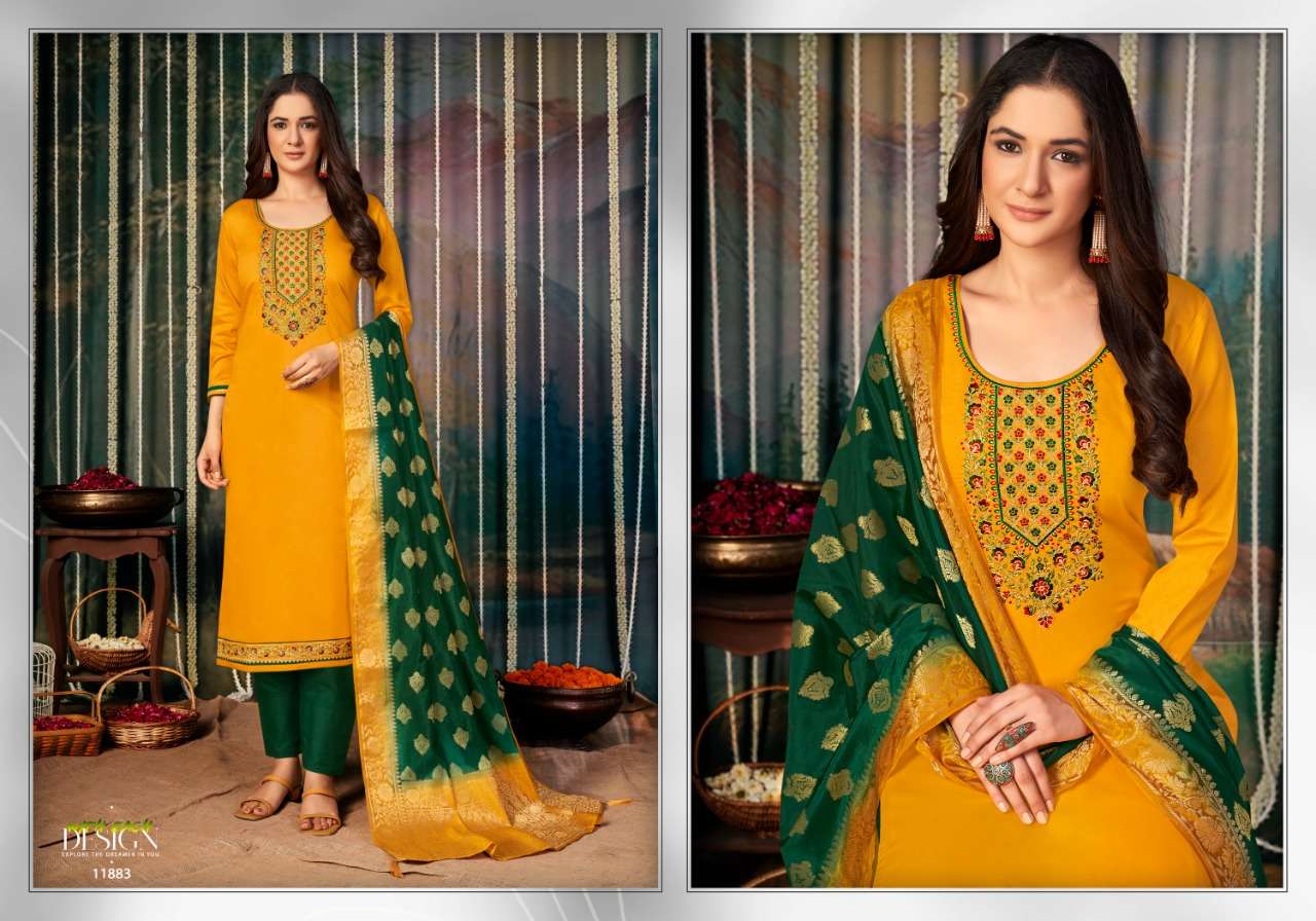 ASHOPALAV BY PANCH RATNA 11881 TO 11885 SERIES BEAUTIFUL SUITS COLORFUL STYLISH FANCY CASUAL WEAR & ETHNIC WEAR JAM SILK DRESSES AT WHOLESALE PRICE