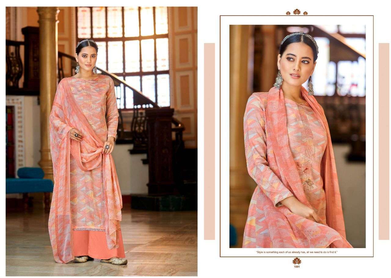 SUKOON BY SALVI FASHION 1001 TO 1008 SERIES BEAUTIFUL SUITS COLORFUL STYLISH FANCY CASUAL WEAR & ETHNIC WEAR JAM SILK PRINT DRESSES AT WHOLESALE PRICE