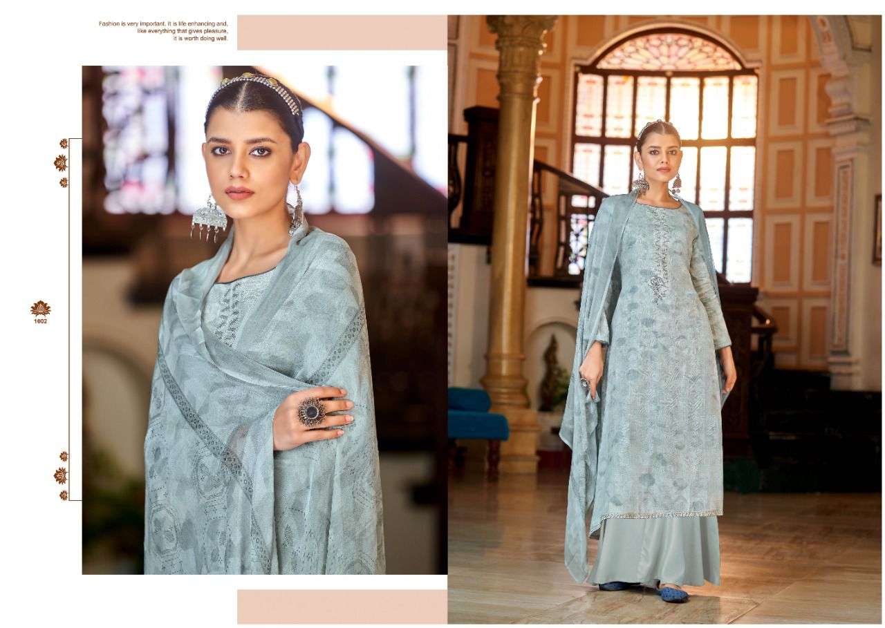 SUKOON BY SALVI FASHION 1001 TO 1008 SERIES BEAUTIFUL SUITS COLORFUL STYLISH FANCY CASUAL WEAR & ETHNIC WEAR JAM SILK PRINT DRESSES AT WHOLESALE PRICE