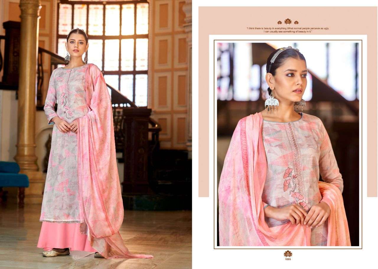 SUKOON BY SALVI FASHION 1001 TO 1008 SERIES BEAUTIFUL SUITS COLORFUL STYLISH FANCY CASUAL WEAR & ETHNIC WEAR JAM SILK PRINT DRESSES AT WHOLESALE PRICE