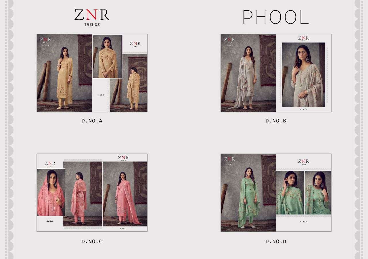 PHOOL BY ZNR TRENDZ A TO D SERIES BEAUTIFUL SUITS COLORFUL STYLISH FANCY CASUAL WEAR & ETHNIC WEAR PURE JAM COTTON DIGITAL PRINT DRESSES AT WHOLESALE PRICE