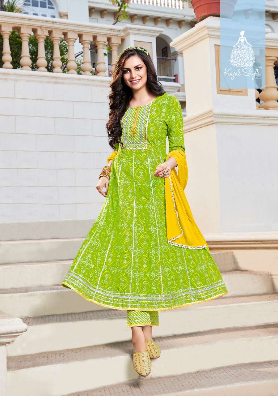 GLAMLOOK BY KAJAL STYLE 1001 TO 1008 SERIES BEAUTIFUL SUITS COLORFUL STYLISH FANCY CASUAL WEAR & ETHNIC WEAR COTTON PRINT DRESSES AT WHOLESALE PRICE