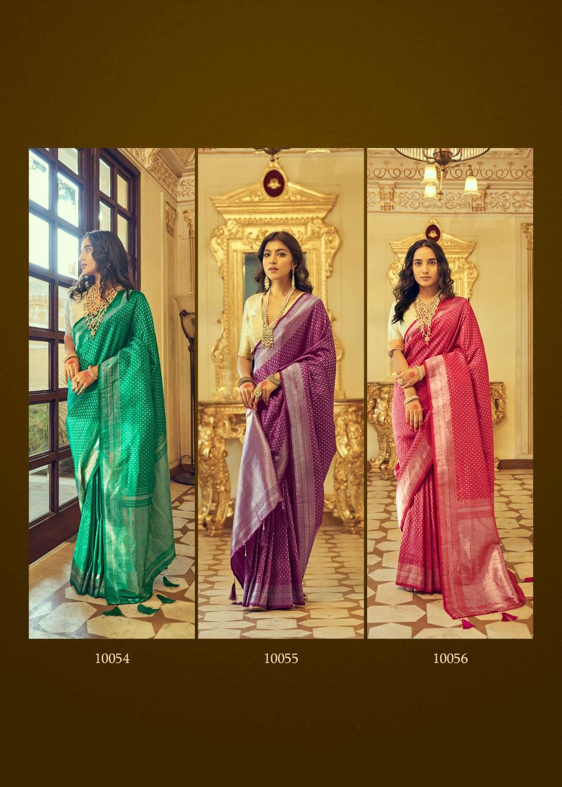 Akansha By Rajpath 10051 To 10056 Series Indian Traditional Wear Collection Beautiful Stylish Fancy Colorful Party Wear & Occasional Wear Soft Kanjivaram Sarees At Wholesale Price
