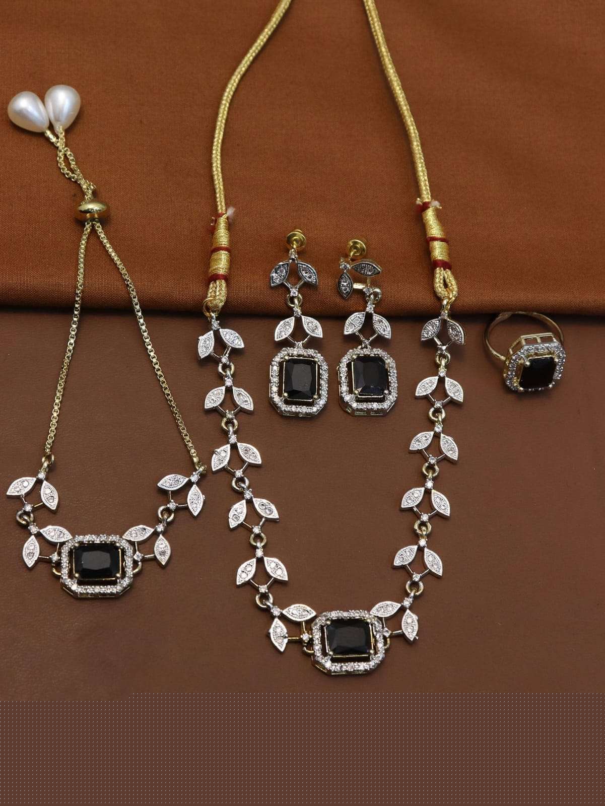 S-468 BY FASHID WHOLESALE 01 TO 04 SERIES TRADITIONAL IMITATION JEWELLERY FOR INDIAN ATTIRE AT EXCLUSIVE RANGE.