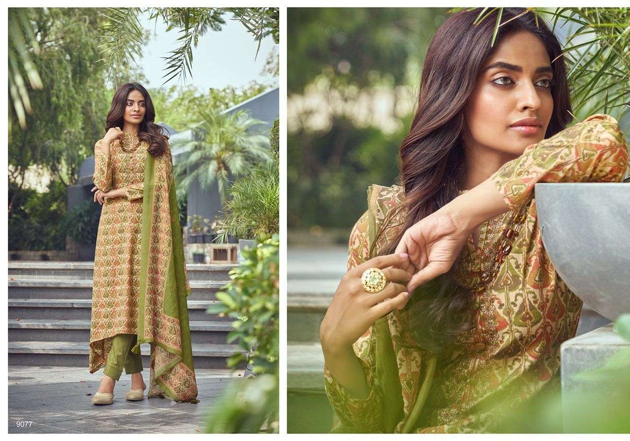 VOGUE VOL-5 BY PRM TRENDZ 9074 TO 9083 SERIES BEAUTIFUL SUITS COLORFUL STYLISH FANCY CASUAL WEAR & ETHNIC WEAR PURE VISCOSE MUSLIN DIGITAL PRINT DRESSES AT WHOLESALE PRICE