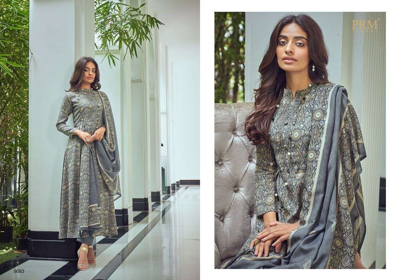 VOGUE VOL-5 BY PRM TRENDZ 9074 TO 9083 SERIES BEAUTIFUL SUITS COLORFUL STYLISH FANCY CASUAL WEAR & ETHNIC WEAR PURE VISCOSE MUSLIN DIGITAL PRINT DRESSES AT WHOLESALE PRICE