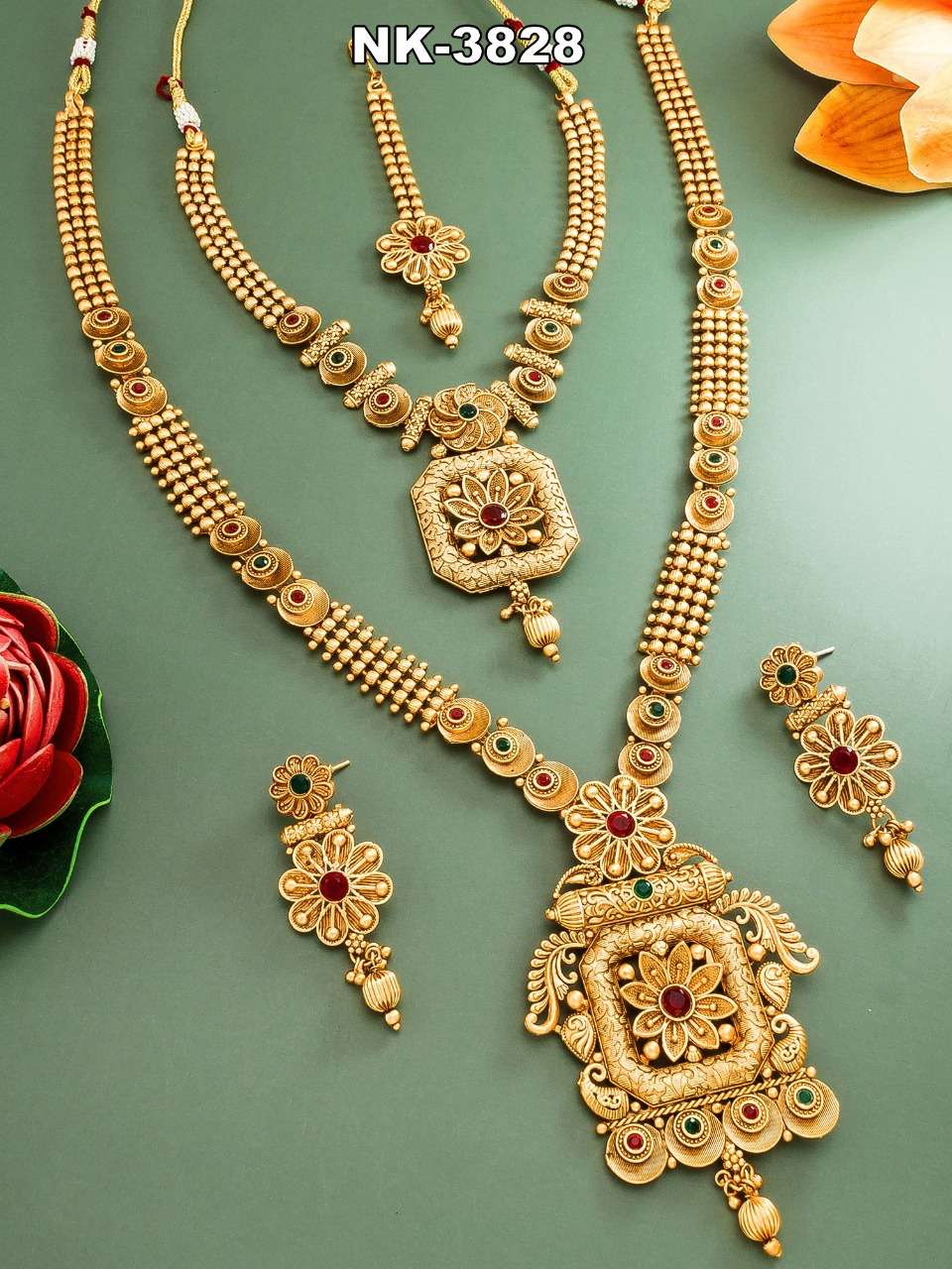 NK-3824 SERIES BY FASHID WHOLESALE TRADITIONAL IMITATION JEWELLERY FOR INDIAN ATTIRE AT EXCLUSIVE RANGE.