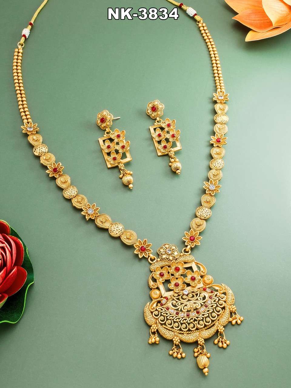 NK-3824 SERIES BY FASHID WHOLESALE TRADITIONAL IMITATION JEWELLERY FOR INDIAN ATTIRE AT EXCLUSIVE RANGE.