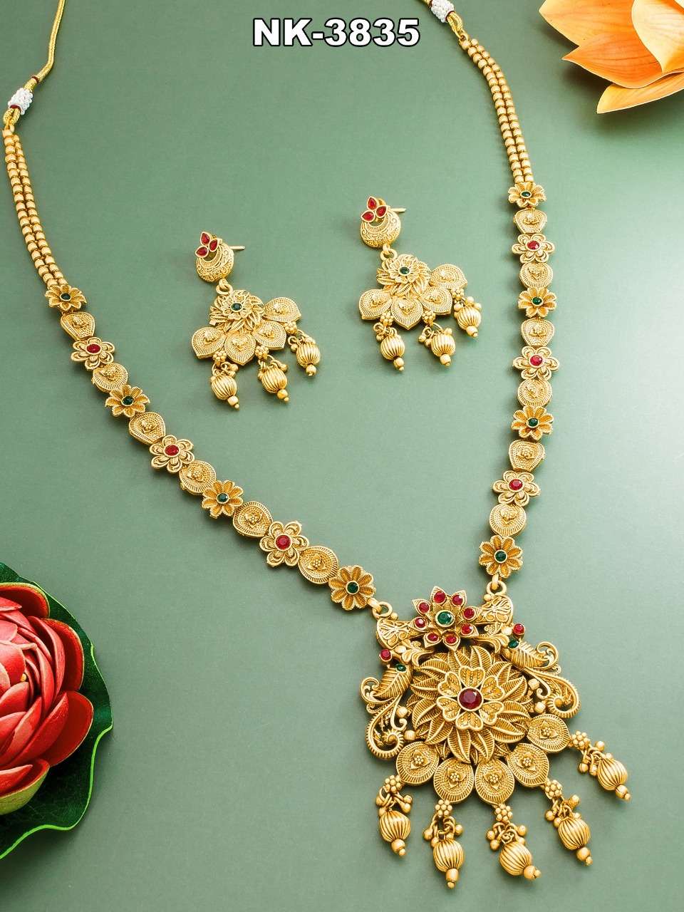 NK-3824 SERIES BY FASHID WHOLESALE TRADITIONAL IMITATION JEWELLERY FOR INDIAN ATTIRE AT EXCLUSIVE RANGE.
