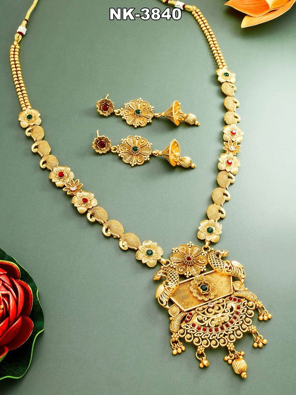 NK-3824 SERIES BY FASHID WHOLESALE TRADITIONAL IMITATION JEWELLERY FOR INDIAN ATTIRE AT EXCLUSIVE RANGE.