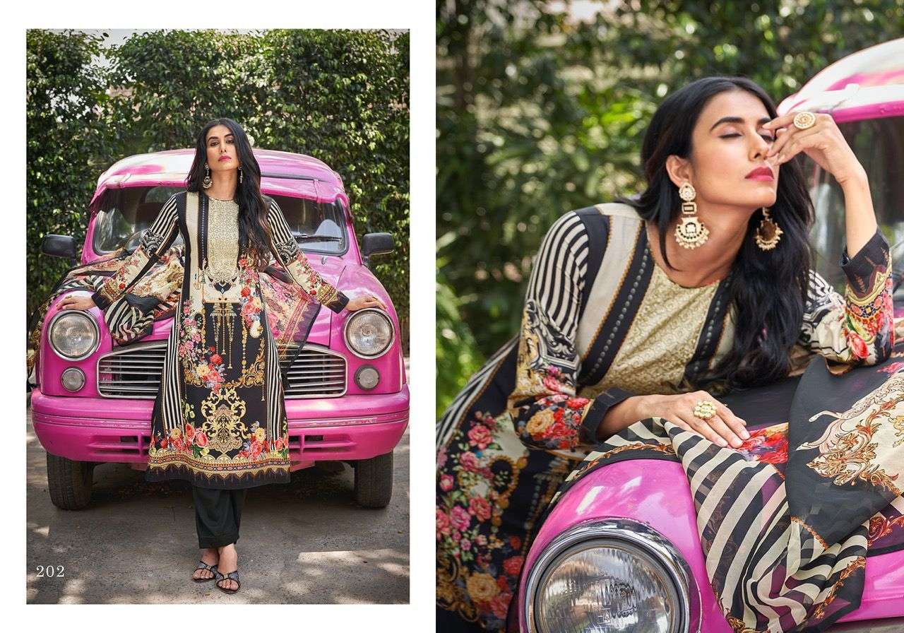 COCO BY PRM TRENDZ 201 TO 208 SERIES BEAUTIFUL SUITS COLORFUL STYLISH FANCY CASUAL WEAR & ETHNIC WEAR PURE JAM SILK PRINT DRESSES AT WHOLESALE PRICE