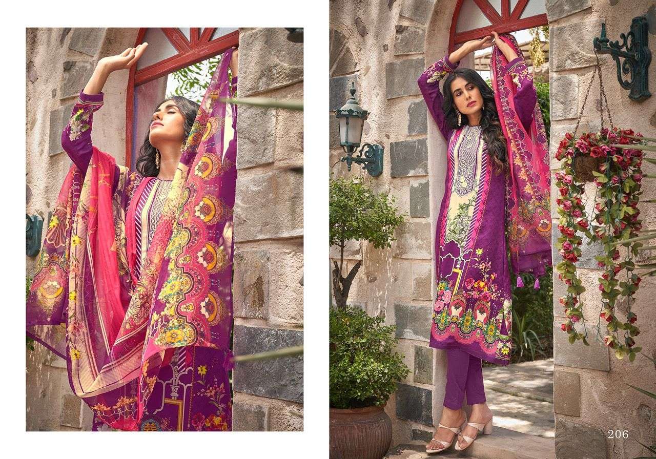 COCO BY PRM TRENDZ 201 TO 208 SERIES BEAUTIFUL SUITS COLORFUL STYLISH FANCY CASUAL WEAR & ETHNIC WEAR PURE JAM SILK PRINT DRESSES AT WHOLESALE PRICE