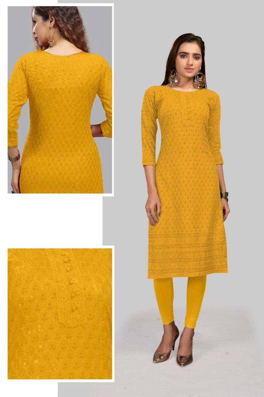 GOLDEN CRUSH BY RAZZO EXPORTS 101 TO 112 SERIES DESIGNER STYLISH FANCY COLORFUL BEAUTIFUL PARTY WEAR & ETHNIC WEAR COLLECTION RAYON WITH WORK KURTIS AT WHOLESALE PRICE