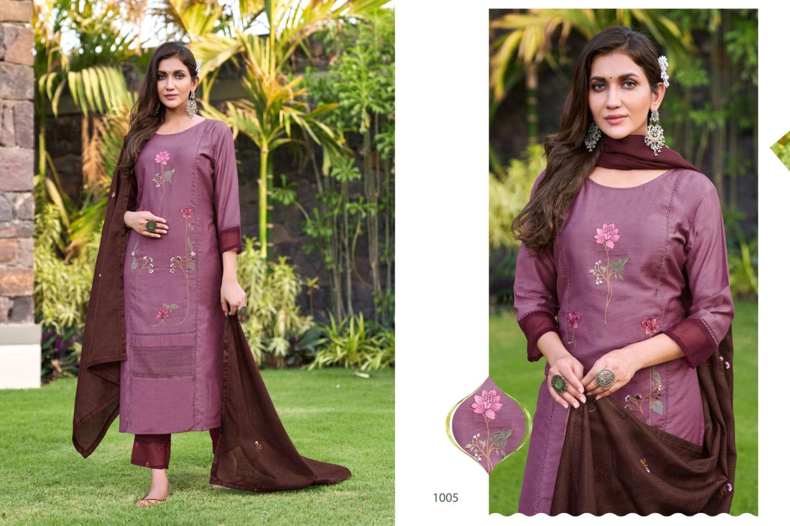 PRACHI BY SNAPSTYLE 1001 TO 1006 SERIES BEAUTIFUL SUITS COLORFUL STYLISH FANCY CASUAL WEAR & ETHNIC WEAR SILK DRESSES AT WHOLESALE PRICE