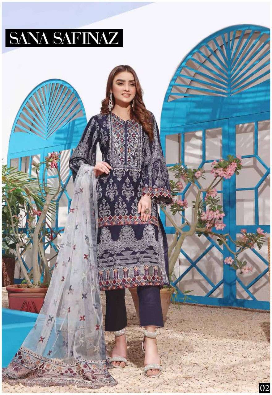ZARA SHAHJAHAN BY SANA SAFINAZ 01 TO 06 SERIES BEAUTIFUL PAKISTANI SUITS STYLISH COLORFUL FANCY CASUAL WEAR & ETHNIC WEAR PURE LAWN DRESSES AT WHOLESALE PRICE