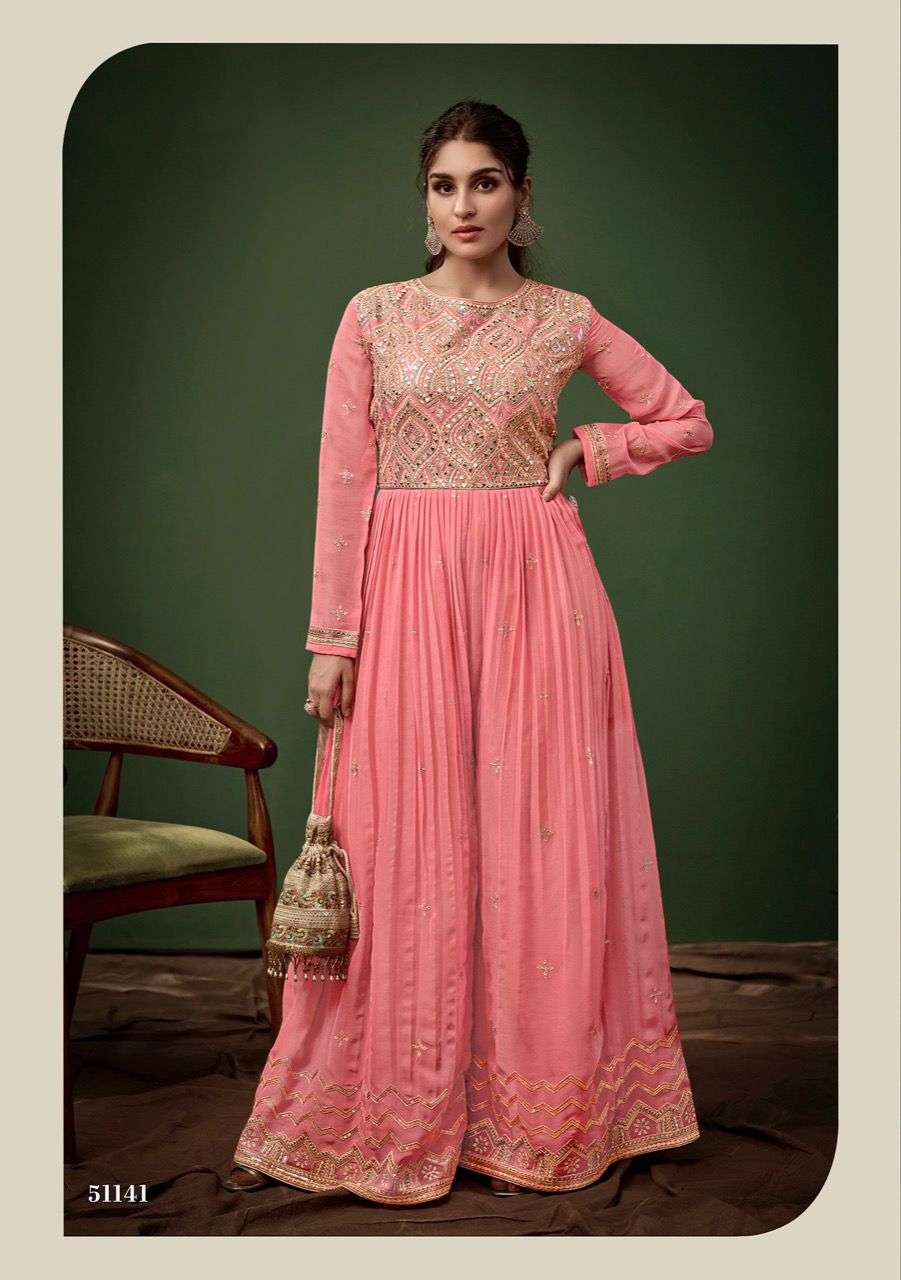 JUMP SUIT BY FIONA 51141 TO 51144 SERIES DESIGNER STYLISH FANCY COLORFUL BEAUTIFUL PARTY WEAR & ETHNIC WEAR COLLECTION GEORGETTE JUMPSUIT AT WHOLESALE PRICE