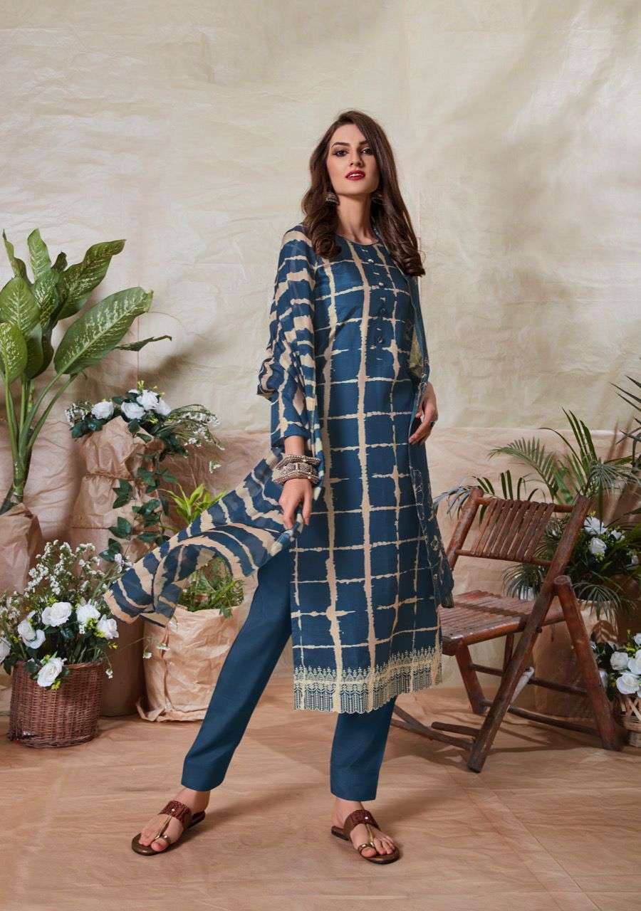 ISHANI BY SHUROOQ 01 TO 04 SERIES BEAUTIFUL SUITS COLORFUL STYLISH FANCY CASUAL WEAR & ETHNIC WEAR MUSLIN SILK PRINT DRESSES AT WHOLESALE PRICE