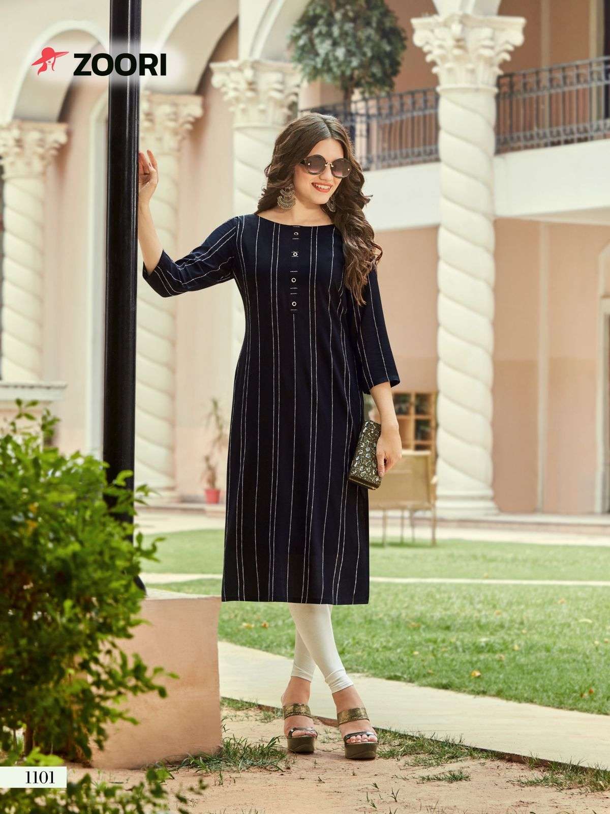AKSHARA VOL-17 BY ZOORI 1099 TO 1104 SERIES DESIGNER STYLISH FANCY COLORFUL BEAUTIFUL PARTY WEAR & ETHNIC WEAR COLLECTION RAYON PRINT KURTIS AT WHOLESALE PRICE