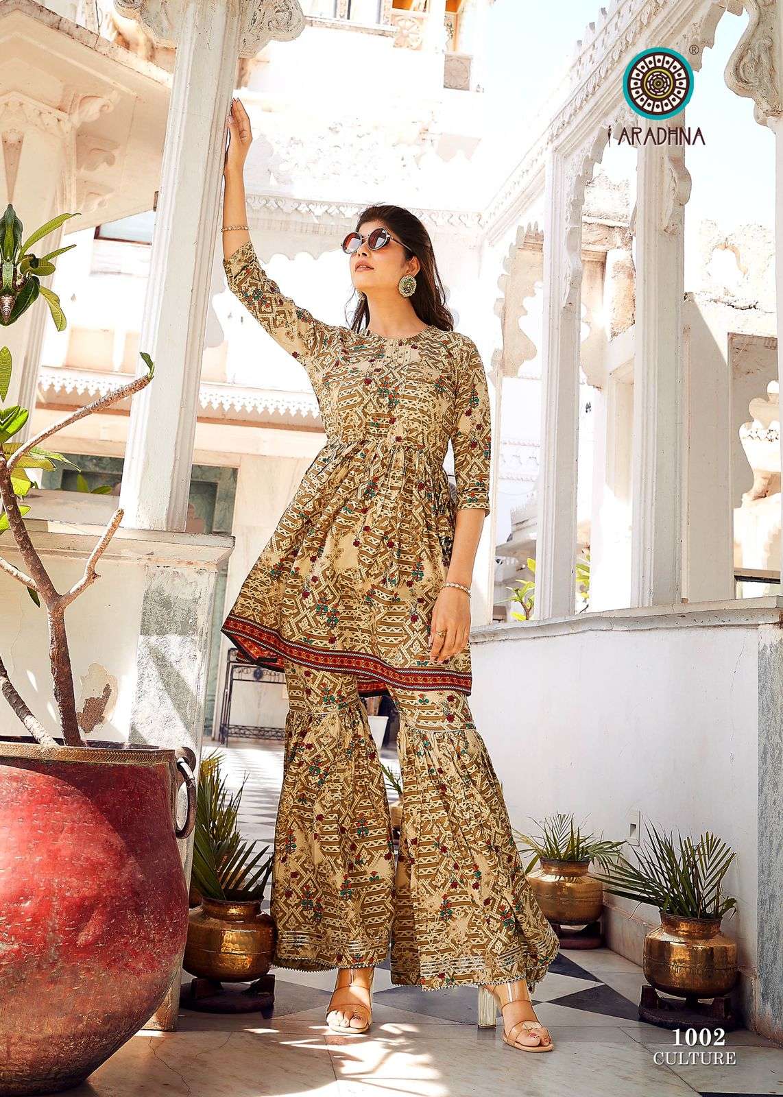 FASHION CULTURE BY ARADHNA FASHION 1001 TO 1008 SERIES DESIGNER STYLISH FANCY COLORFUL BEAUTIFUL PARTY WEAR & ETHNIC WEAR COLLECTION RAYON PRINT KURTIS WITH BOTTOM AT WHOLESALE PRICE