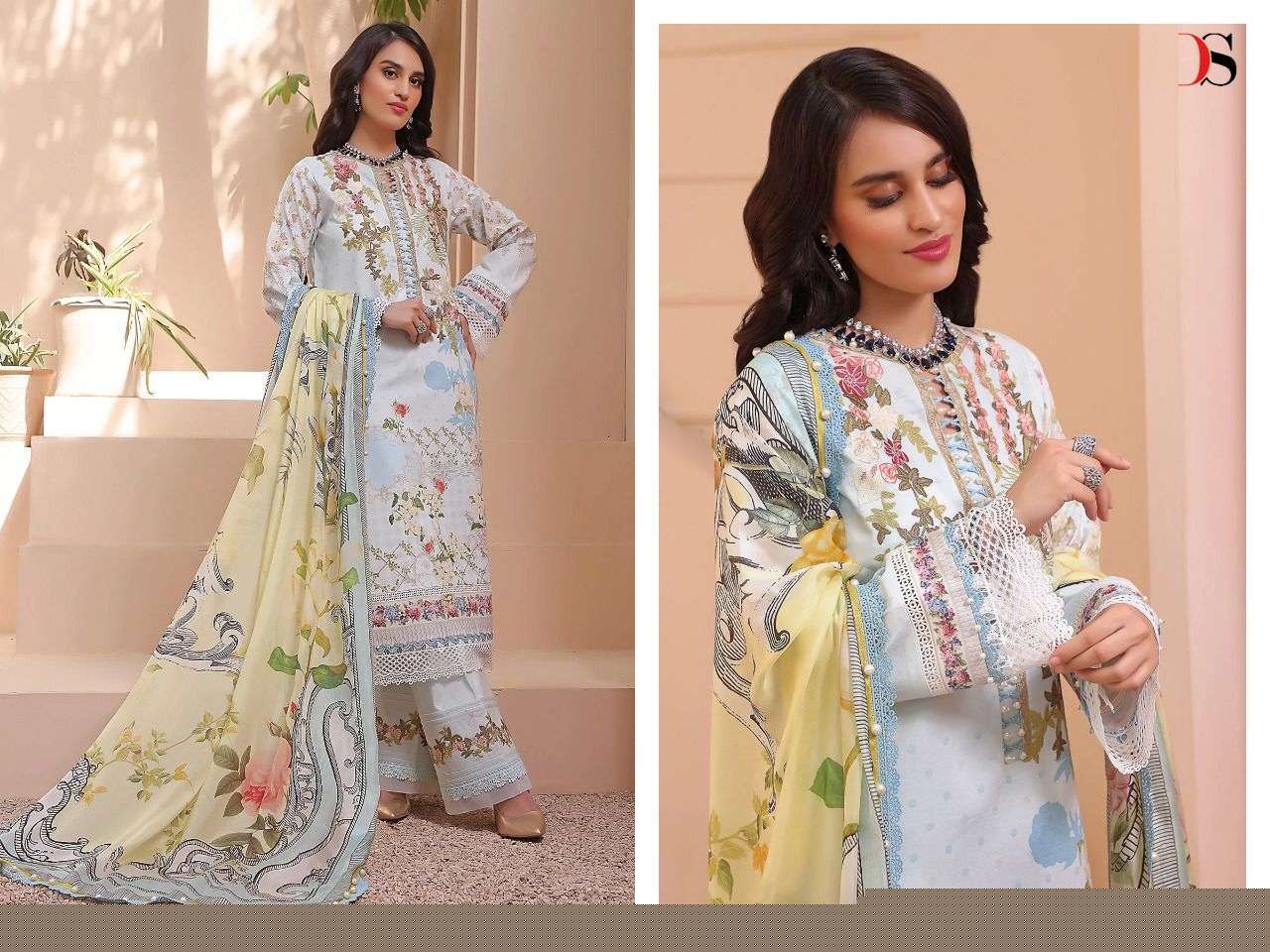FIRDOUS QUEENS COURT BY DEEPSY SUITS 1731 TO 1738 SERIES BEAUTIFUL PAKISTANI SUITS COLORFUL STYLISH FANCY CASUAL WEAR & ETHNIC WEAR PURE COTTON DRESSES AT WHOLESALE PRICE