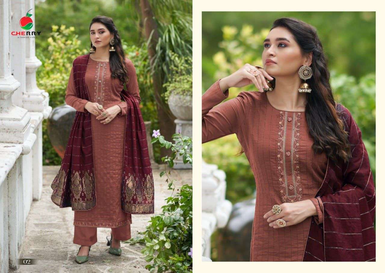 ELORA BY CHERRY 01 TO 04 SERIES BEAUTIFUL SUITS COLORFUL STYLISH FANCY CASUAL WEAR & ETHNIC WEAR PARAMPARA SILK DRESSES AT WHOLESALE PRICE