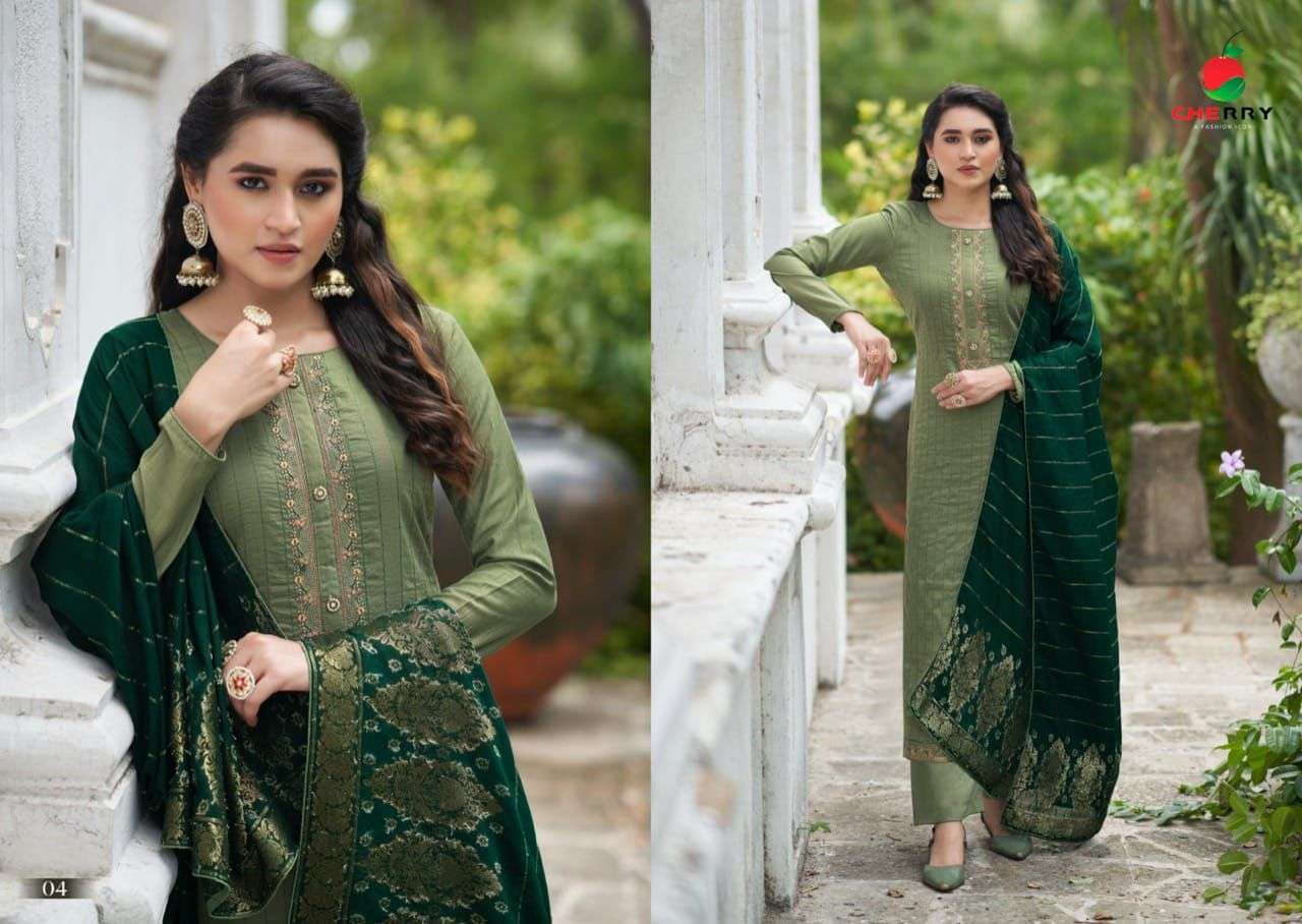 ELORA BY CHERRY 01 TO 04 SERIES BEAUTIFUL SUITS COLORFUL STYLISH FANCY CASUAL WEAR & ETHNIC WEAR PARAMPARA SILK DRESSES AT WHOLESALE PRICE