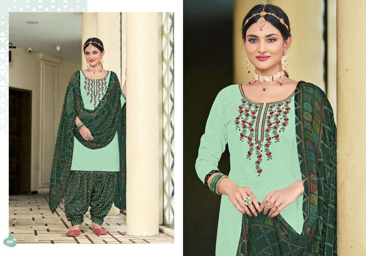 NOOR E PATIYALA BY KAY VEE 1001 TO 1008 SERIES BEAUTIFUL SUITS COLORFUL STYLISH FANCY CASUAL WEAR & ETHNIC WEAR PURE COTTON DRESSES AT WHOLESALE PRICE