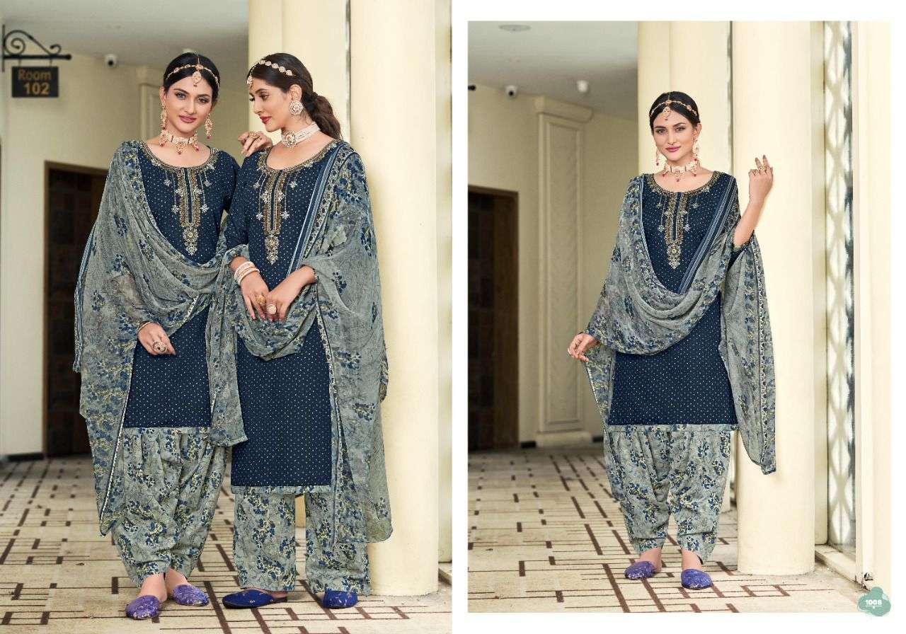 NOOR E PATIYALA BY KAY VEE 1001 TO 1008 SERIES BEAUTIFUL SUITS COLORFUL STYLISH FANCY CASUAL WEAR & ETHNIC WEAR PURE COTTON DRESSES AT WHOLESALE PRICE