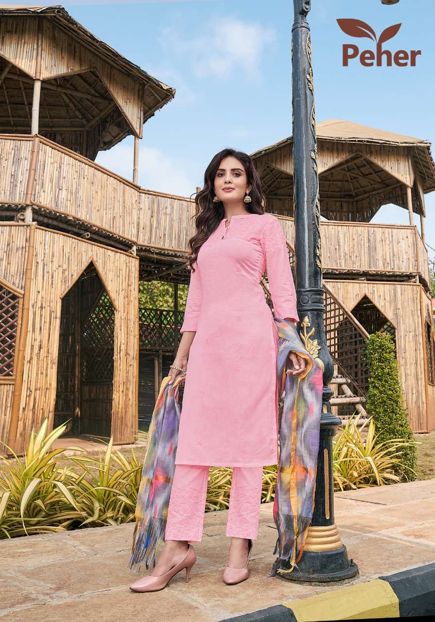 COTTON CANDY BY PEHER 1001 TO 1006 SERIES BEAUTIFUL SUITS COLORFUL STYLISH FANCY CASUAL WEAR & ETHNIC WEAR PURE COTTON DRESSES AT WHOLESALE PRICE