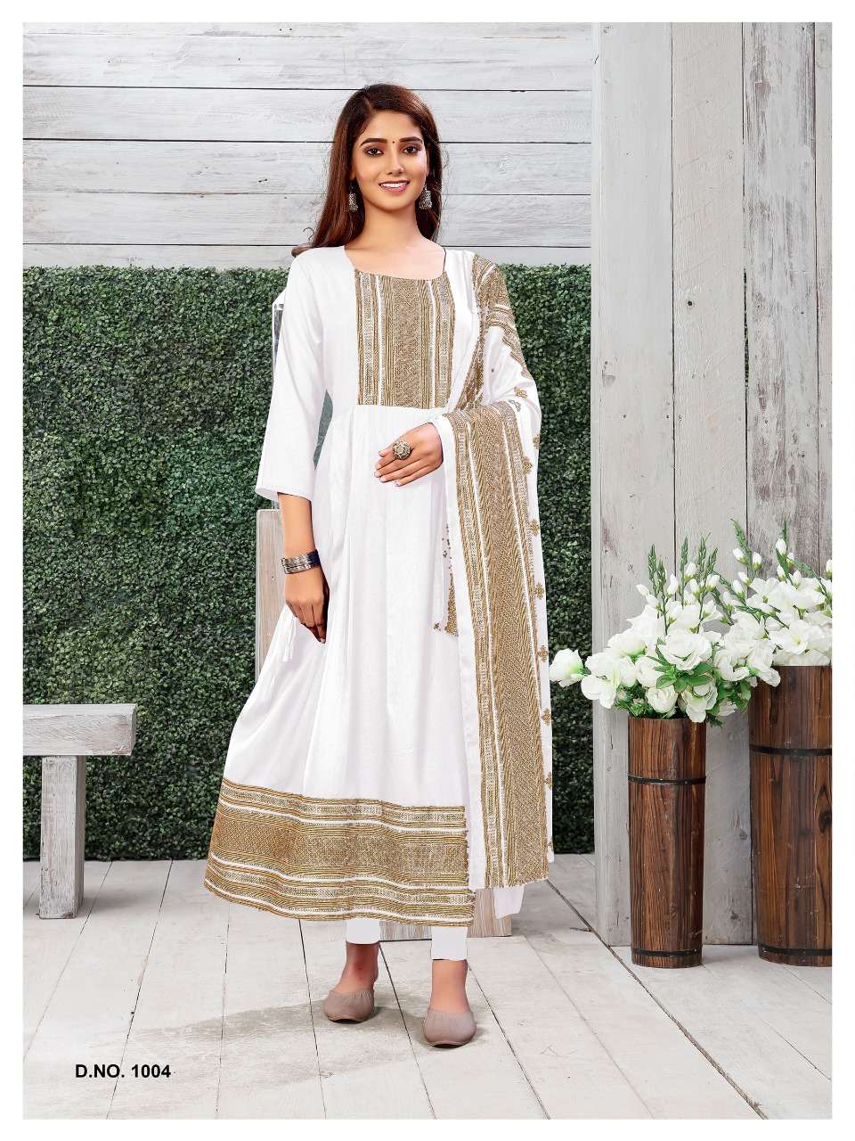 MORNI BY JINESH NX 1001 TO 1008 SERIES BEAUTIFUL STYLISH FANCY COLORFUL CASUAL WEAR & ETHNIC WEAR RAYON PRINT GOWNS WITH DUPATTA AT WHOLESALE PRICE