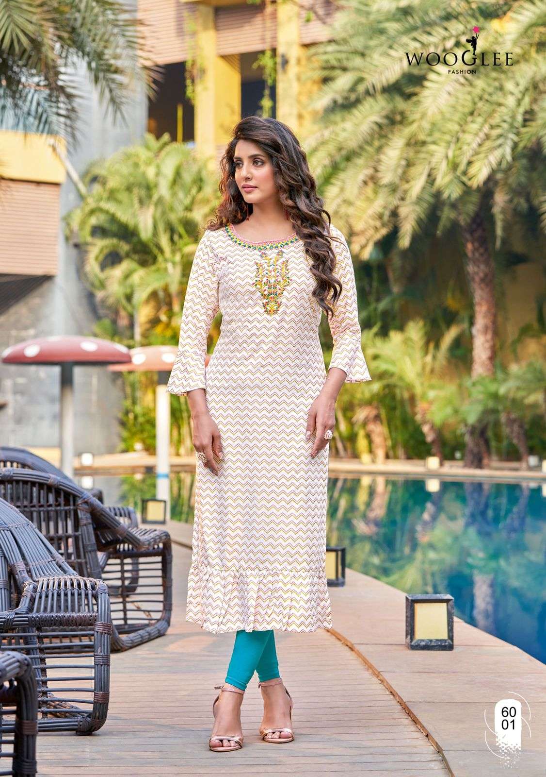 Tarang By Wooglee 6001 To 6006 Series Designer Collection Beautiful Stylish Fancy Colorful Party Wear & Occasional Wear Pure Rayon Kurtis At Wholesale Price