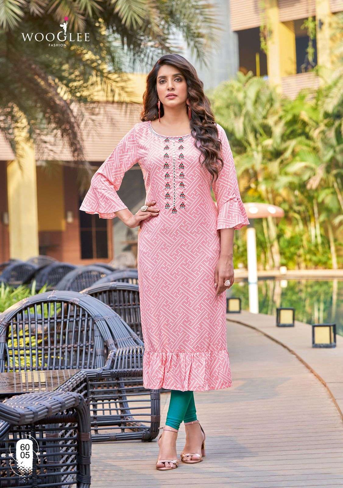 Tarang By Wooglee 6001 To 6006 Series Designer Collection Beautiful Stylish Fancy Colorful Party Wear & Occasional Wear Pure Rayon Kurtis At Wholesale Price