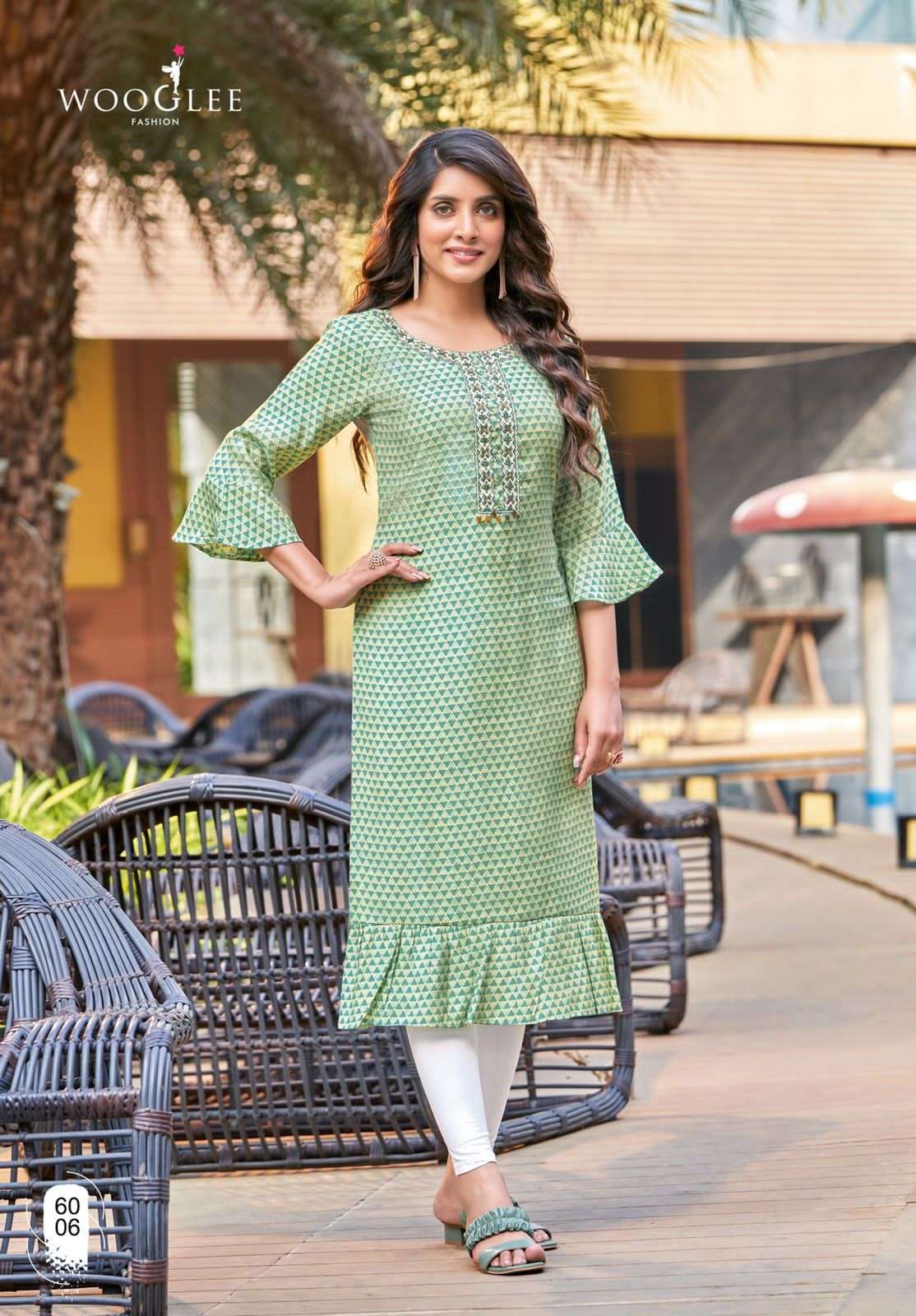 Tarang By Wooglee 6001 To 6006 Series Designer Collection Beautiful Stylish Fancy Colorful Party Wear & Occasional Wear Pure Rayon Kurtis At Wholesale Price