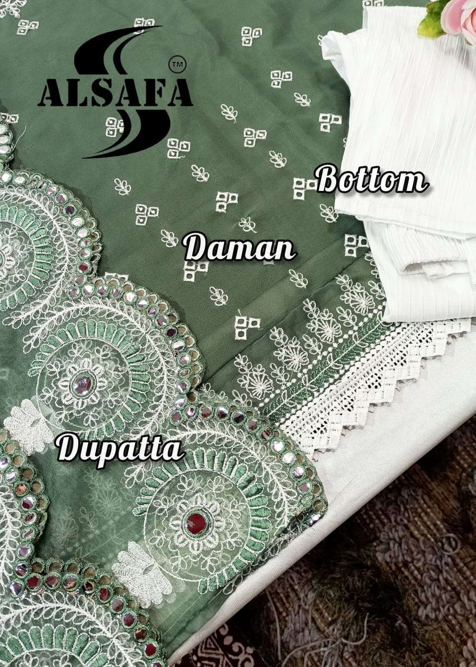 AL SAFA 3018 COLOURS BY AL SAFA 3018-A TO 3018-C SERIES BEAUTIFUL PAKISTANI SUITS COLORFUL STYLISH FANCY CASUAL WEAR & ETHNIC WEAR FAUX GEORGETTE DRESSES AT WHOLESALE PRICE