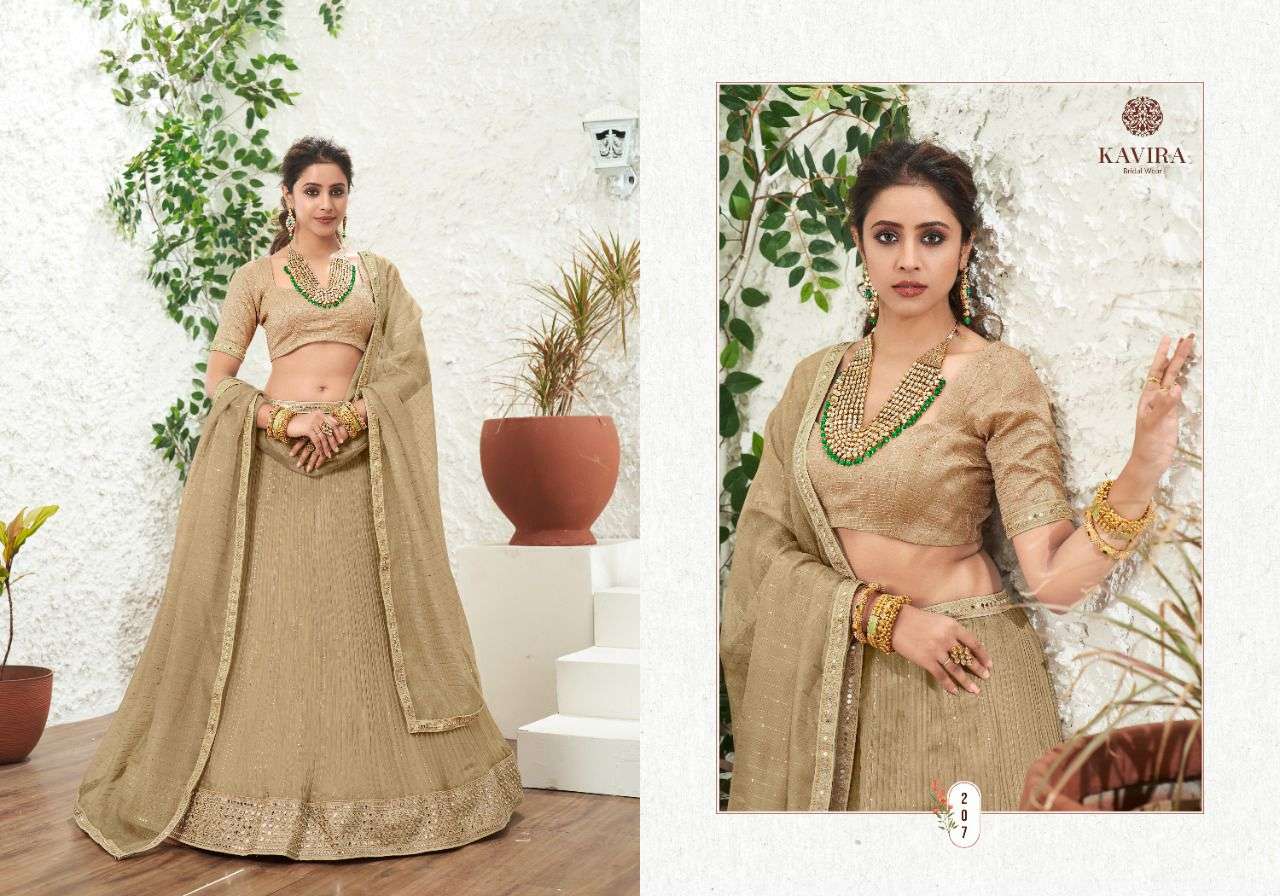 MAAYA VOL-2 BY KAVIRA 201 TO 209 SERIES DESIGNER BEAUTIFUL NAVRATRI COLLECTION OCCASIONAL WEAR & PARTY WEAR FANCY LEHENGAS AT WHOLESALE PRICE