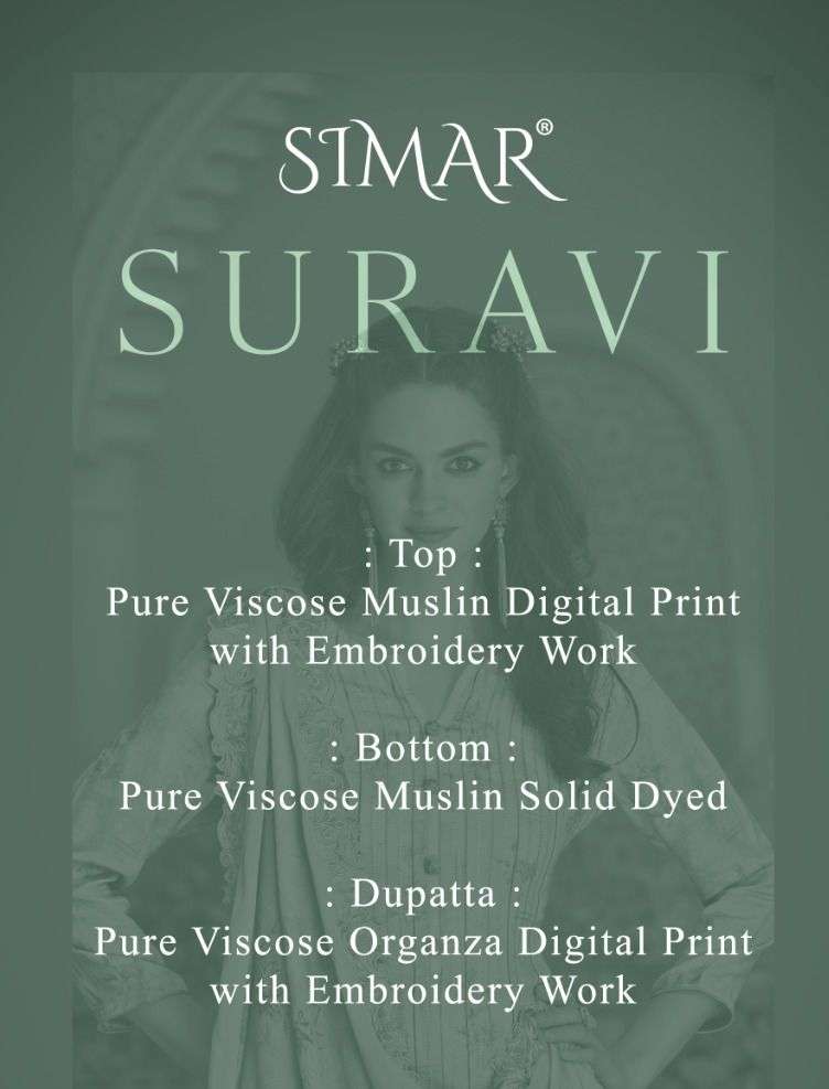 SURAVI BY GLOSSY 4014 TO 4019 SERIES BEAUTIFUL SUITS COLORFUL STYLISH FANCY CASUAL WEAR & ETHNIC WEAR VISCOSE MUSLIN DRESSES AT WHOLESALE PRICE
