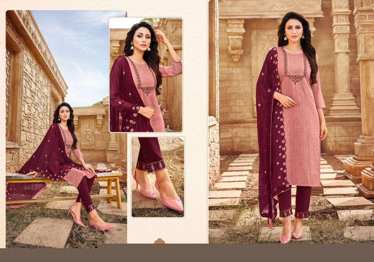 SRIVALLI VOL-2 BY HARIYAALI 2304 TO 2312 SERIES BEAUTIFUL SUITS COLORFUL STYLISH FANCY CASUAL WEAR & ETHNIC WEAR VISCOSE EMBROIDERED DRESSES AT WHOLESALE PRICE