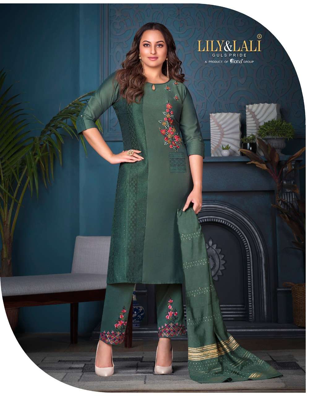 FAIRY-TALE BY LILY AND LALI 10041 TO 10048 SERIES BEAUTIFUL SUITS COLORFUL STYLISH FANCY CASUAL WEAR & ETHNIC WEAR BEMBERG SILK DRESSES AT WHOLESALE PRICE