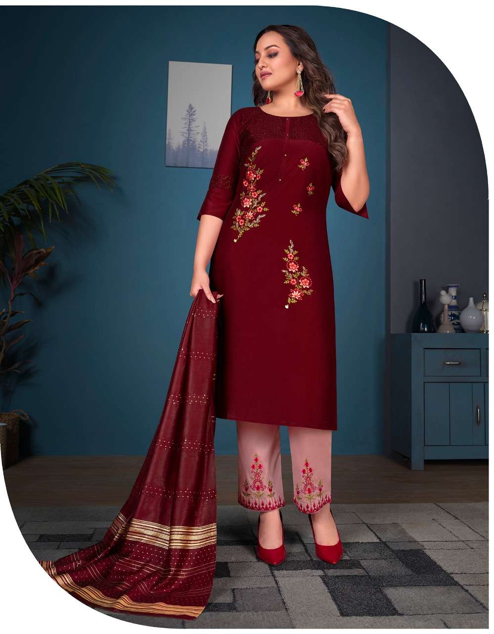 FAIRY-TALE BY LILY AND LALI 10041 TO 10048 SERIES BEAUTIFUL SUITS COLORFUL STYLISH FANCY CASUAL WEAR & ETHNIC WEAR BEMBERG SILK DRESSES AT WHOLESALE PRICE