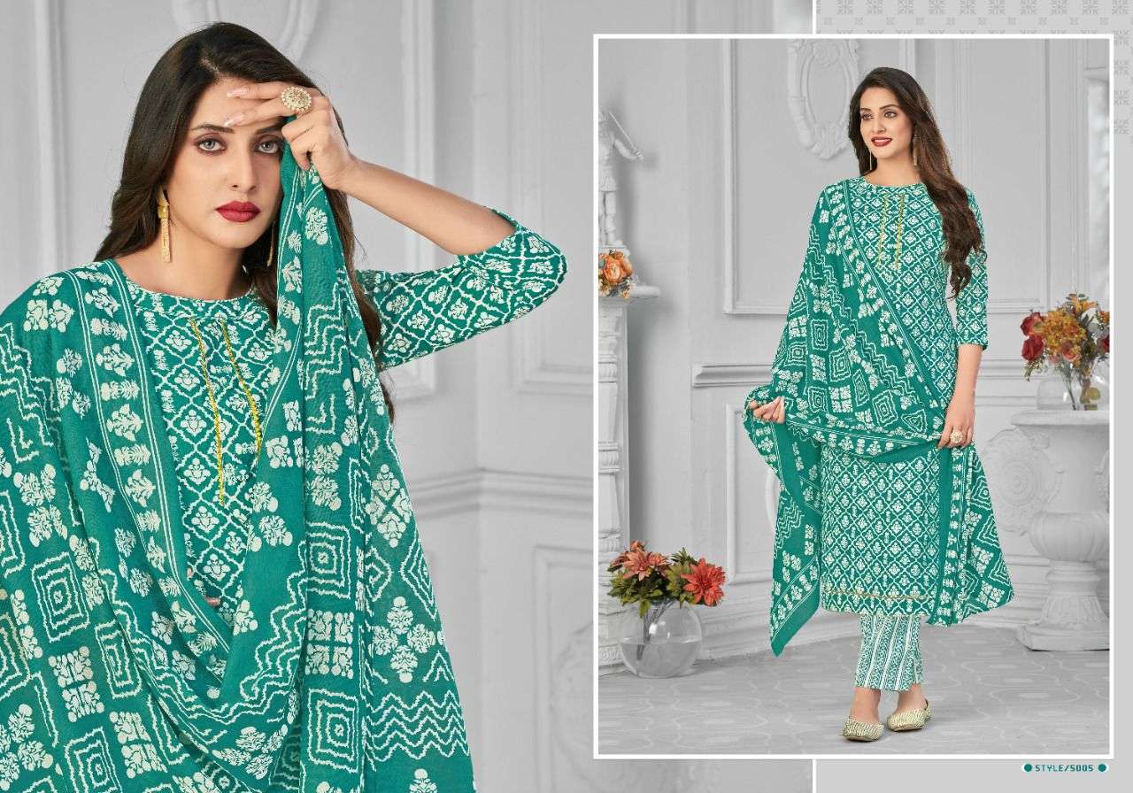 RUMY VOL-5 BY RADHA FAB 5001 TO 5010 SERIES BEAUTIFUL STYLISH SUITS FANCY COLORFUL CASUAL WEAR & ETHNIC WEAR & READY TO WEAR HEAVY COTTON PRINTED DRESSES AT WHOLESALE PRICE