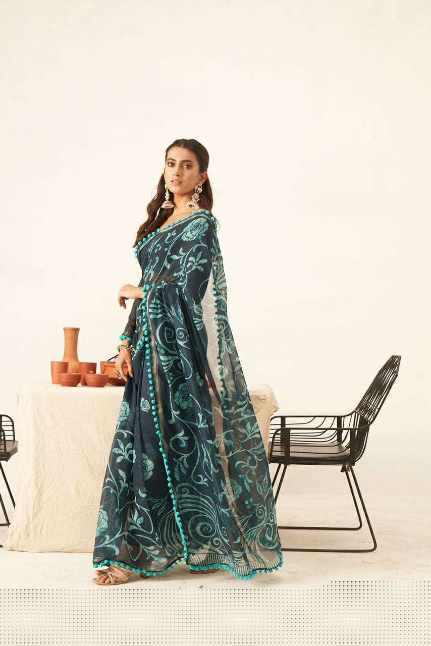 PUMPUM BY SR A TO J SERIES INDIAN TRADITIONAL WEAR COLLECTION BEAUTIFUL STYLISH FANCY COLORFUL PARTY WEAR & OCCASIONAL WEAR SOFT COTTON SAREES AT WHOLESALE PRICE