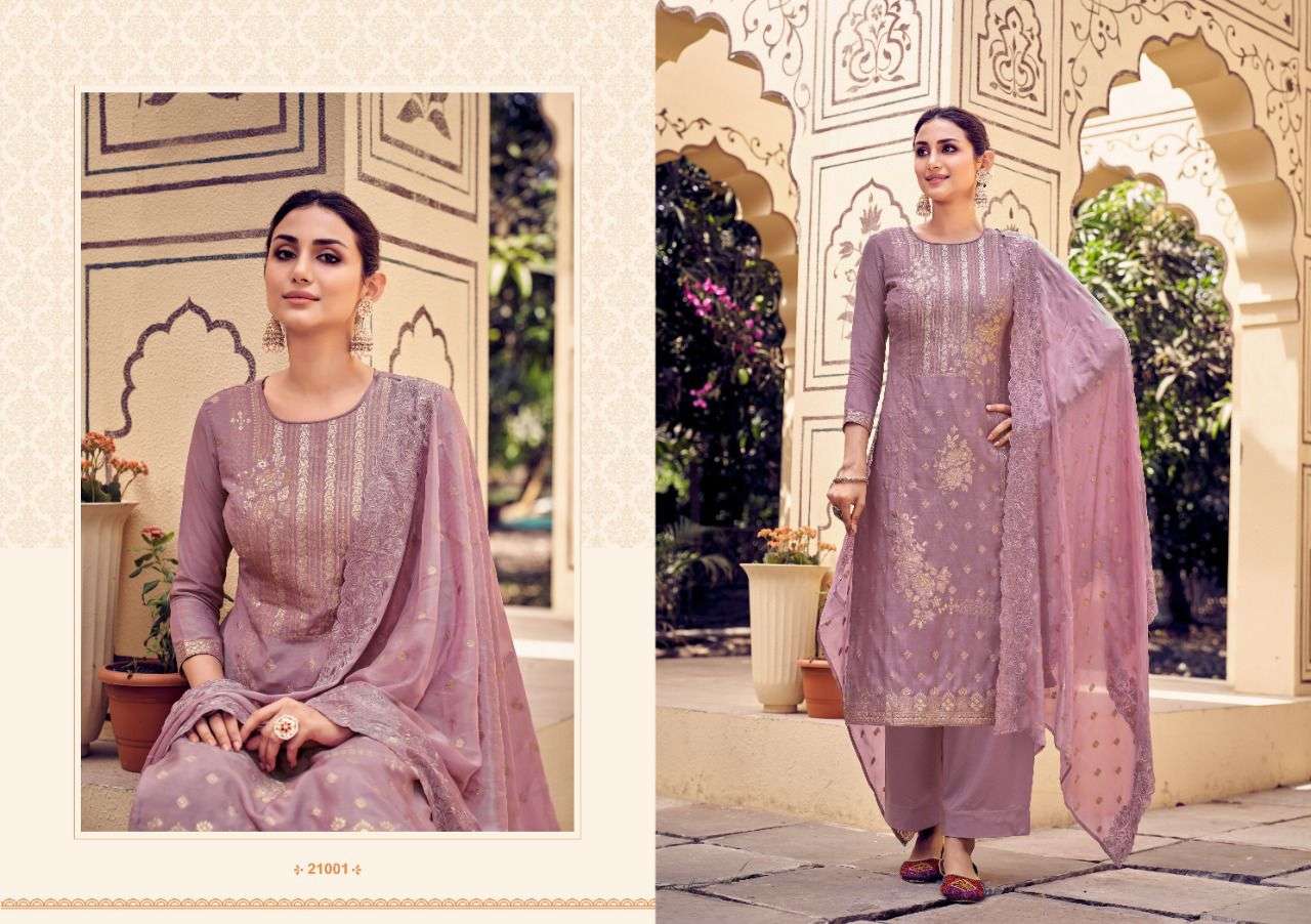 NOURA BY NISHANT FASHION 21001 TO 21006 SERIES BEAUTIFUL SUITS COLORFUL STYLISH FANCY CASUAL WEAR & ETHNIC WEAR MUSLIN SILK DRESSES AT WHOLESALE PRICE