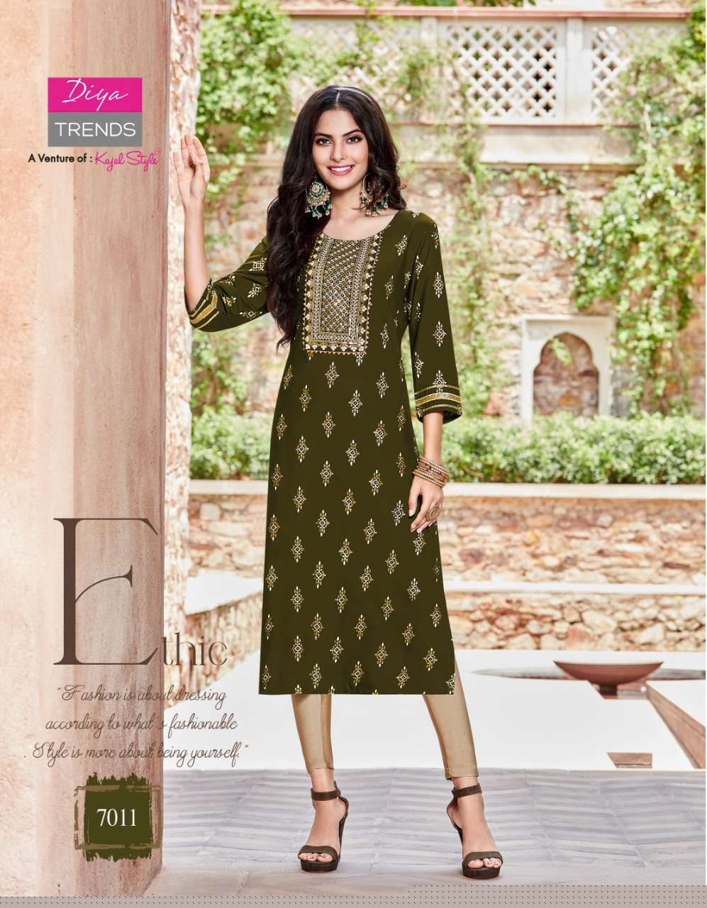 Victoria Vol-7 By Diya Trends 7001 To 7014 Series Designer Stylish Fancy Colorful Beautiful Party Wear & Ethnic Wear Collection Rayon Print With Embroidered Kurtis At Wholesale Price