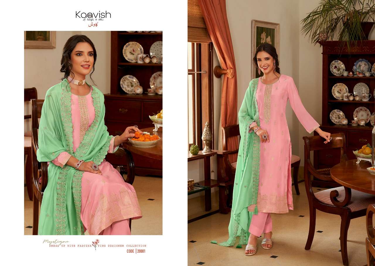 RANGOON BY KAAVISH 20001 TO 20004 SERIES BEAUTIFUL SUITS COLORFUL STYLISH FANCY CASUAL WEAR & ETHNIC WEAR MUSLIN SILK DRESSES AT WHOLESALE PRICE