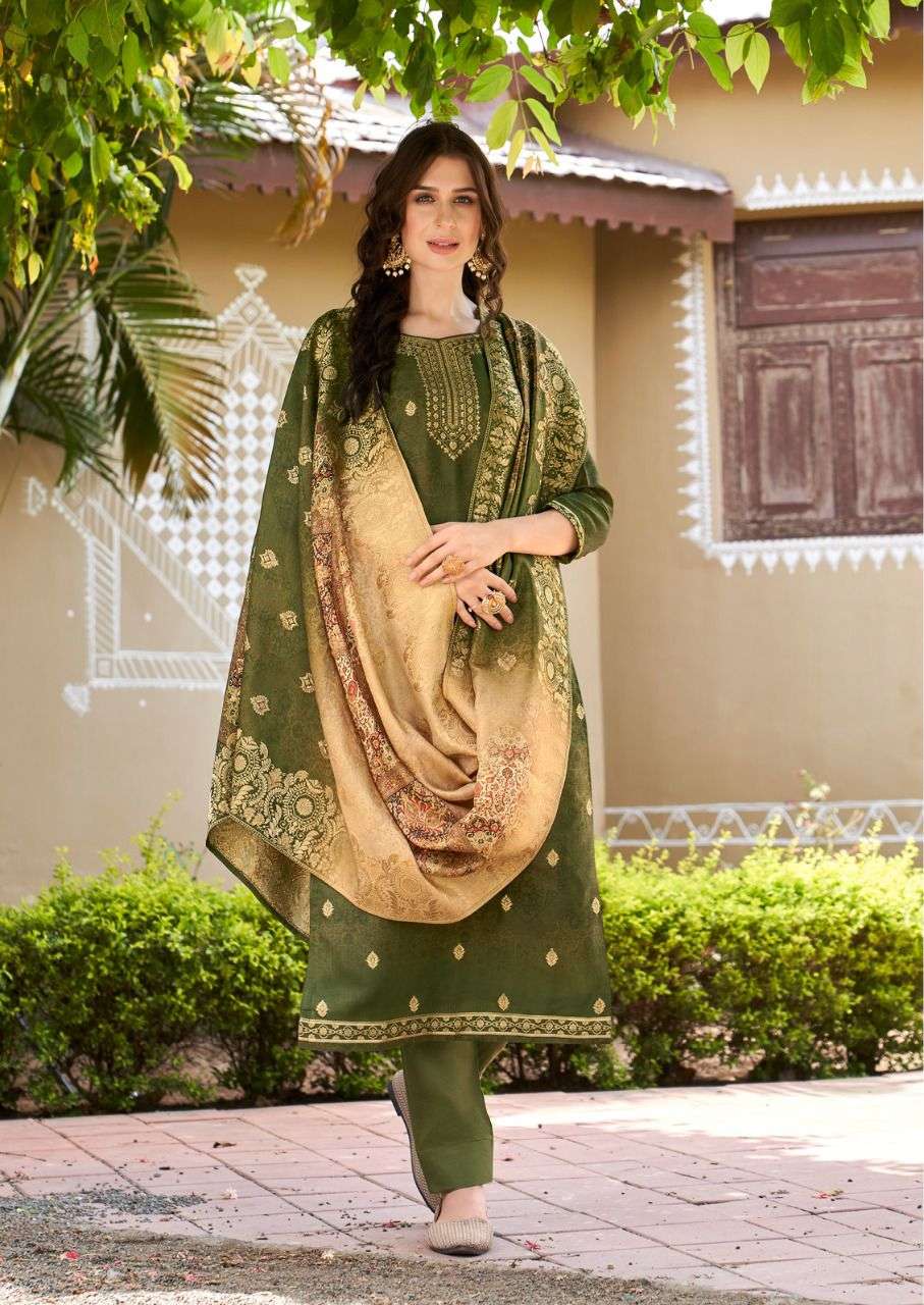 ZEENATH BY SHUROOQ 10069 TO 10072 SERIES BEAUTIFUL SUITS COLORFUL STYLISH FANCY CASUAL WEAR & ETHNIC WEAR SILK JACQUARD DRESSES AT WHOLESALE PRICE
