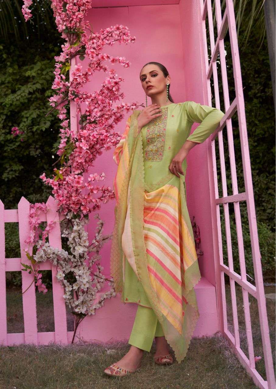 GLORENA BY SHUROOQ 10077 TO 10080 SERIES BEAUTIFUL SUITS COLORFUL STYLISH FANCY CASUAL WEAR & ETHNIC WEAR PURE MUSLIN DRESSES AT WHOLESALE PRICE