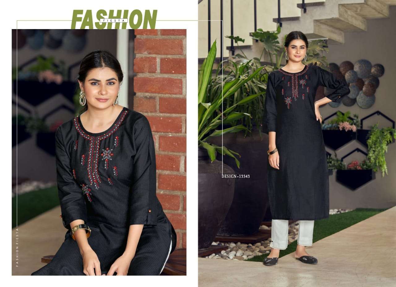 Parin By Kalaroop 13342 To 13346 Series Designer Stylish Fancy Colorful Beautiful Party Wear & Ethnic Wear Collection Fancy Kurtis At Wholesale Price