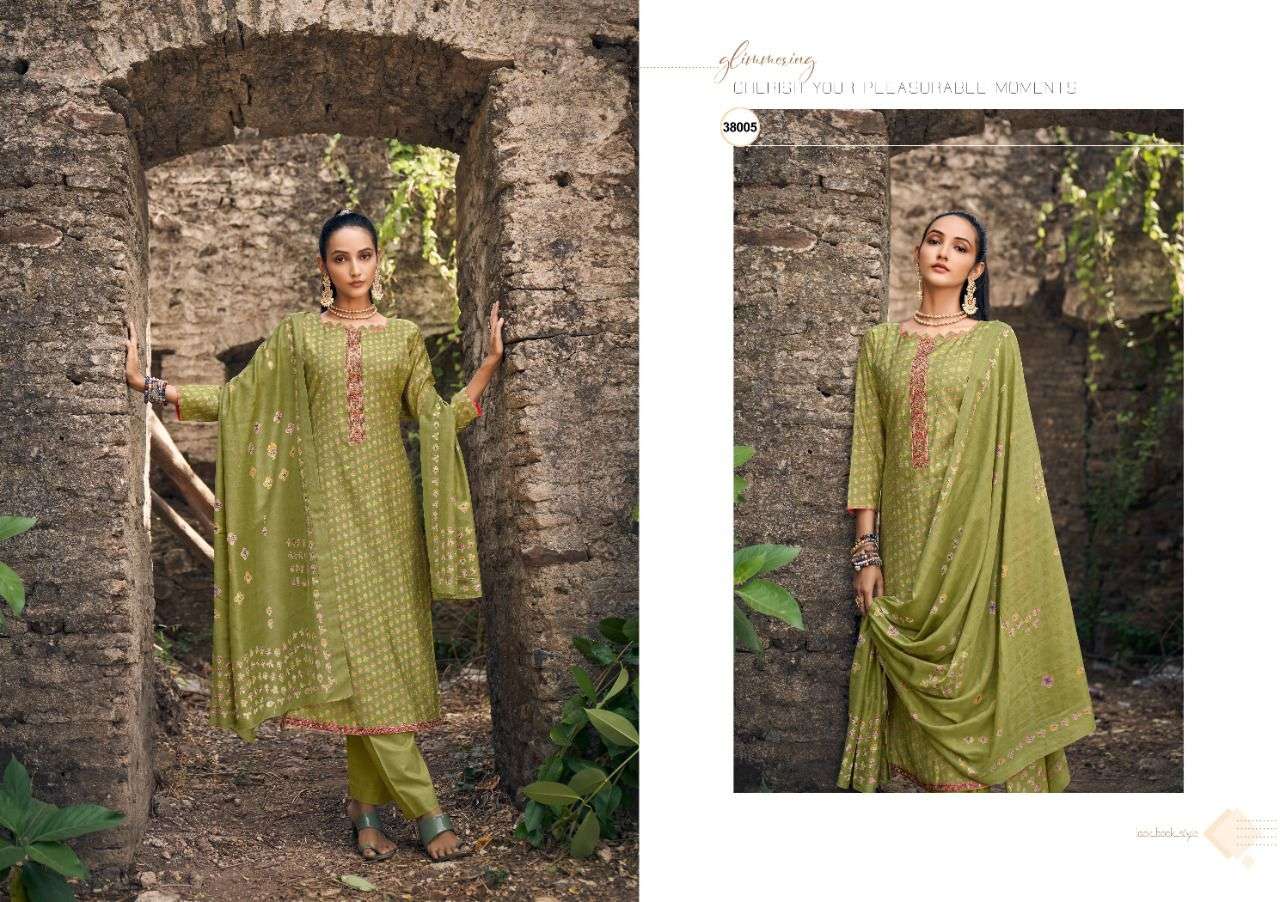 SAWARANG VOL-2 BY SIYONI 38001 TO 38008 SERIES BEAUTIFUL SUITS COLORFUL STYLISH FANCY CASUAL WEAR & ETHNIC WEAR SILK EMBROIDERED DRESSES AT WHOLESALE PRICE