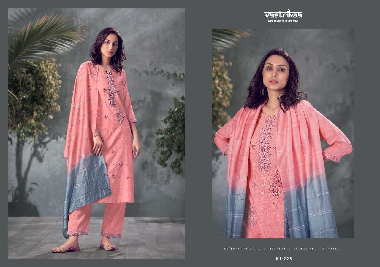 TRISHA BY VASTRIKAA 224 TO 229 SERIES BEAUTIFUL SUITS COLORFUL STYLISH FANCY CASUAL WEAR & ETHNIC WEAR VISCOSE DOBY DRESSES AT WHOLESALE PRICE